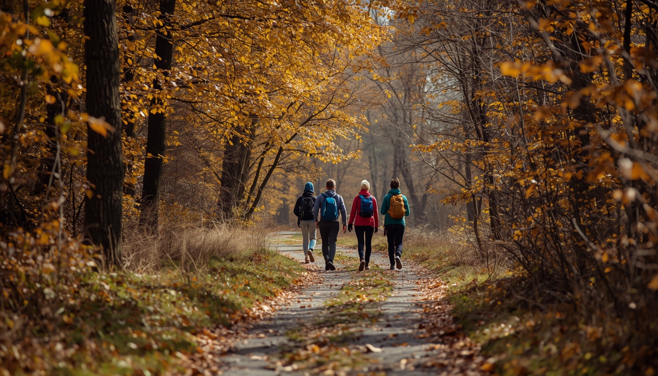 Kneeawashau members on a group walking outing